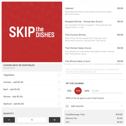 Skip the dishes app